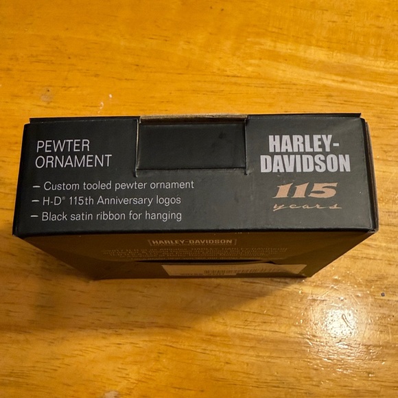 Harley Davidson 115th Anniversary Pewter Ornament. New in box. - Picture 6 of 8
